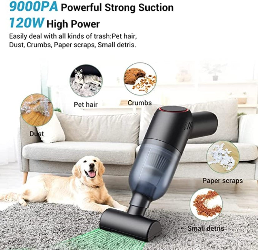 Tool Cordless Handheld Hoover 120W 20000Pa High Power Mini Car Hoover 8545298383150-1