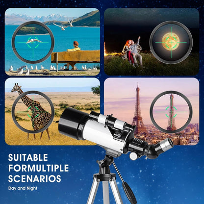 Astronomical Refracting Telescope Suitable For Children, Adults And Beginners, Multi-coated And Wireless Remote Control 9005139689692-1