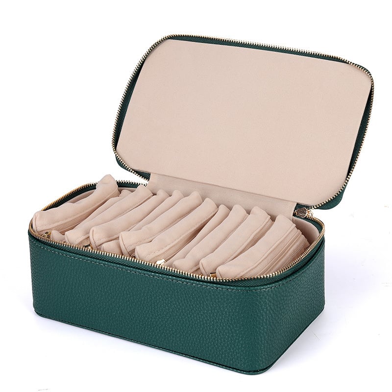 Travel Jewelry Box with Small Pouches 10019064545561-1