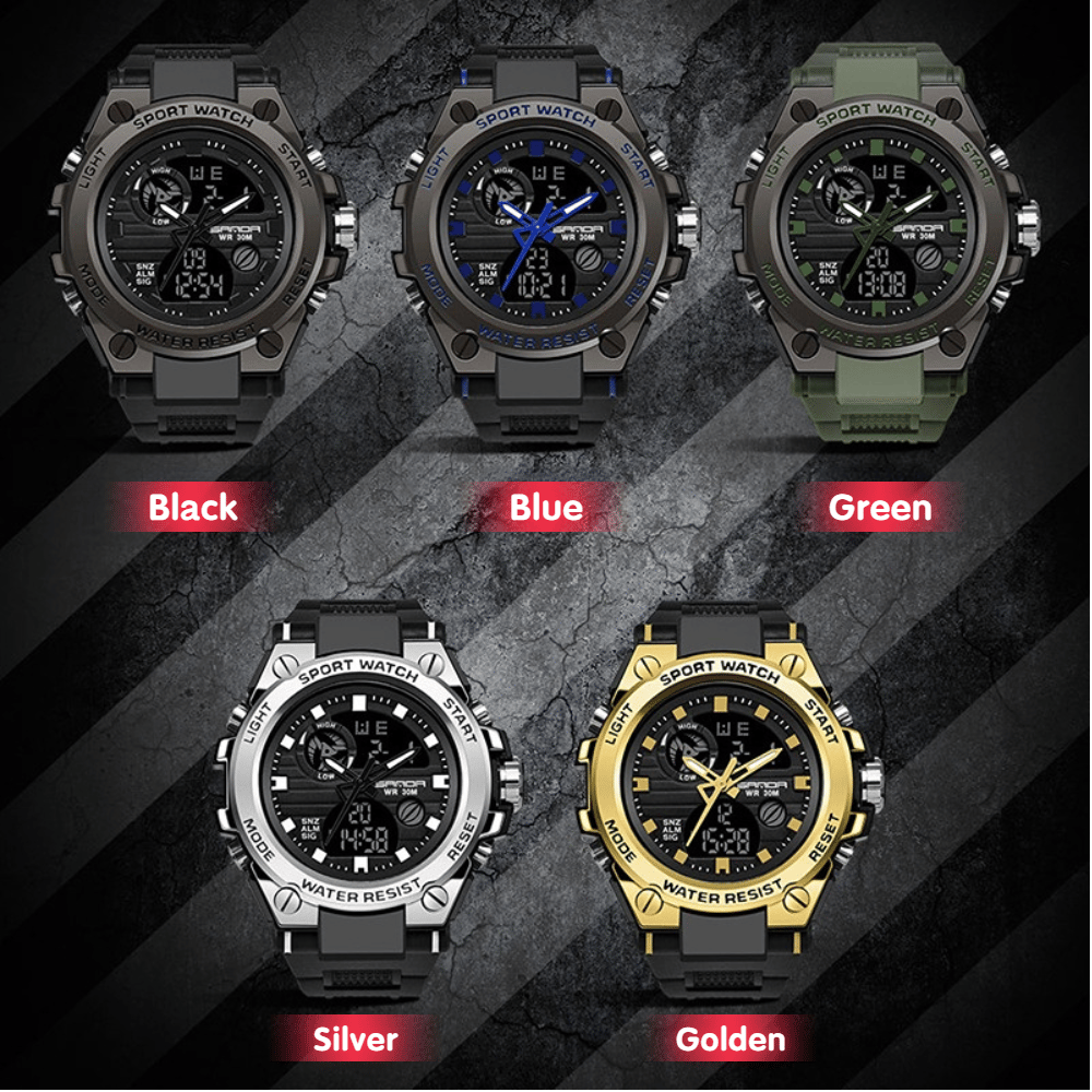 30m Waterproof Premium Men's Sports Watch - Smart and Stylish Smart Waterproof Function Watch 9795113484590-1