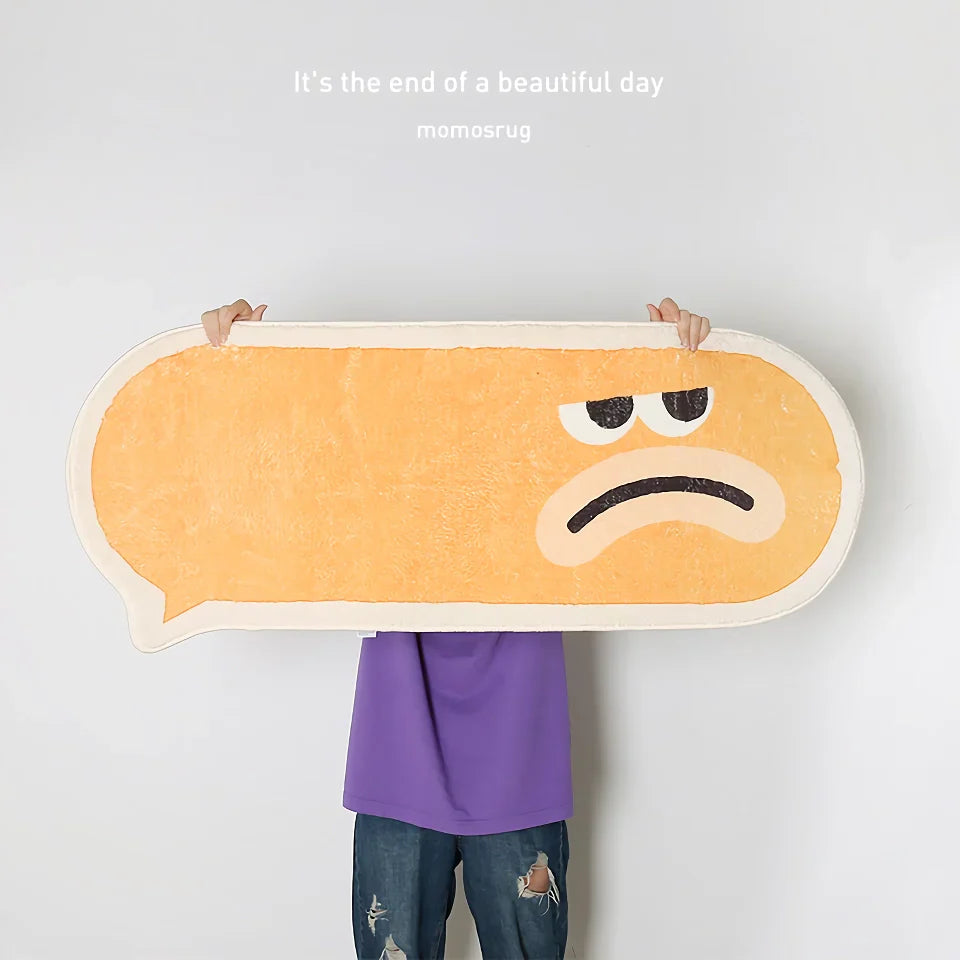 Home Bedroom Oval Plush Rug – Cozy And Creative Bedside Carpet 14815614927174-1