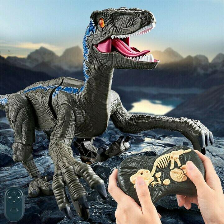 Remote Control Walking Dinosaur Toy With Sounds Lights Actions 14980682416454-1