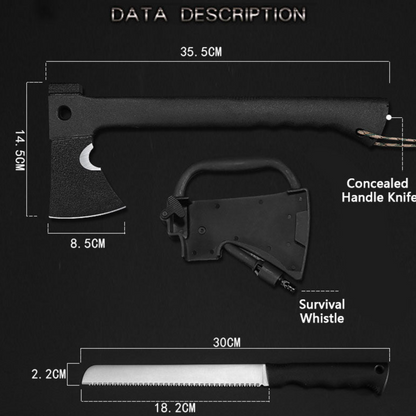 Durable Survival Hatchet Designed For Wood Chopping Outdoor Camping Adventures 8231182401693-1