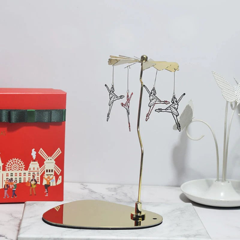 Romantic Thermal Rotating Candle Holder Stainless Steel Home Decoration 9539189113134-1