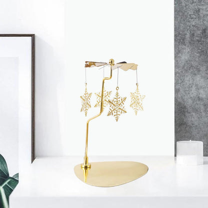 Romantic Thermal Rotating Candle Holder Stainless Steel Home Decoration 9539189113134-1