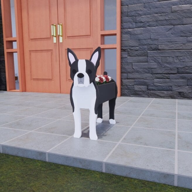 Adorable Dog Shaped Planter for Fun and Charming Garden Decor 15051841143110-1