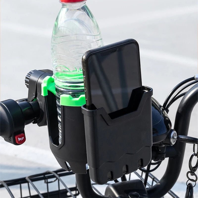 Universal Cup And Phone Holder For Bikes Strollers And Wheelchairs 14933861466438-1