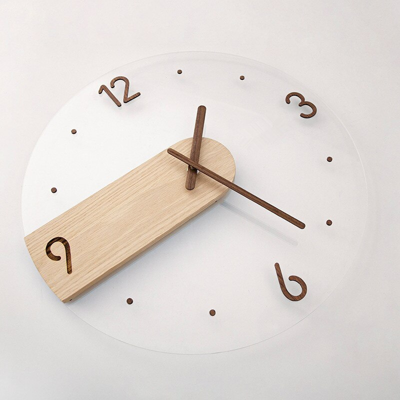 Simple Elegance Wooden Wall Clock 9525965979950-1