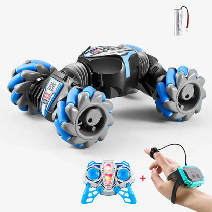 Remote Control Stunt Car 360° Spins Gesture Durable Rechargeable Toy 14899008307526-1