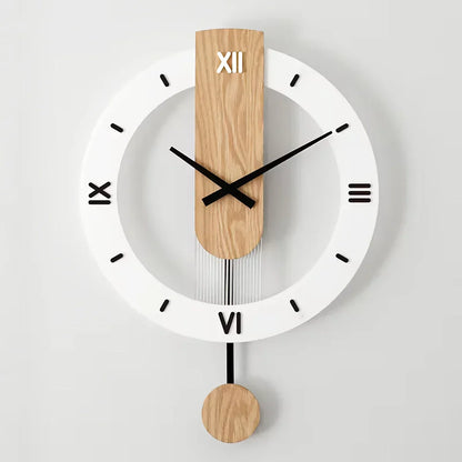 Nordic Modern Solid Wood Wall Clock 14815609454918-1