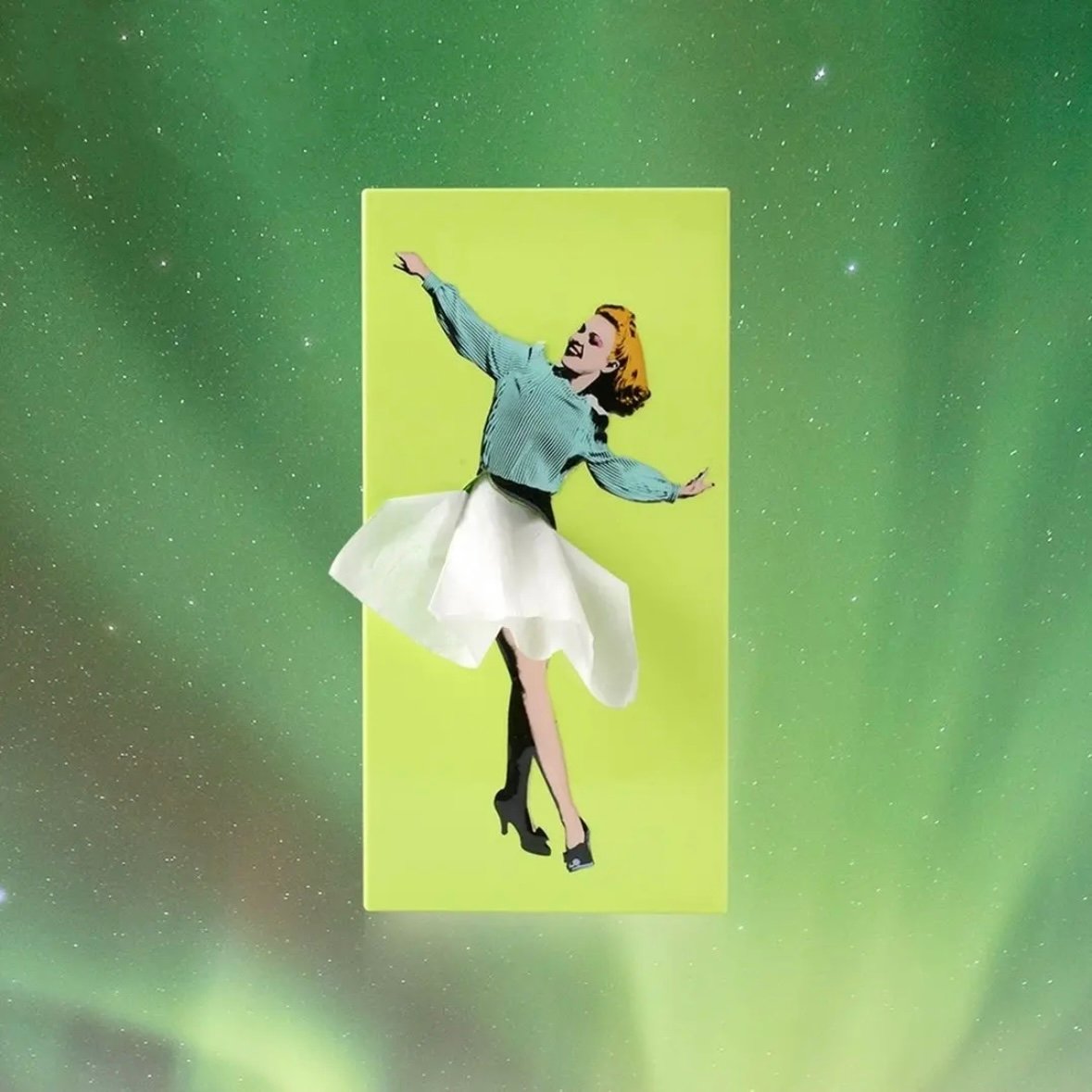 Elegant Flying Skirt Tissue Box For Decorative Home Table Display 9729585545497-1