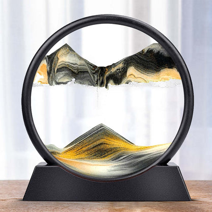 Moving Sand Art Frame for Relaxing and Elegant Home Decoration 15089492263238-1