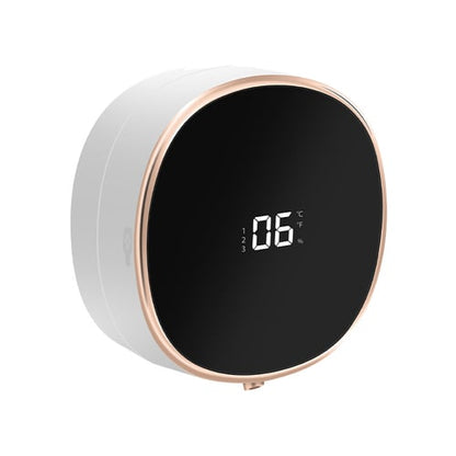 Wall Mounted Circular Foam Soap Dispenser With Smart Display Rechargeable 9674136584494-1