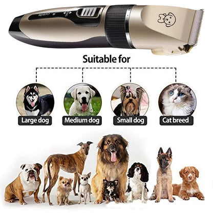Quiet Rechargeable Dog Clippers For Professional Pet Grooming And Trimming 9022673486044-1