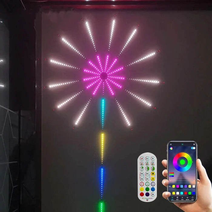 Smart Firework String Lights Music Sync Remote Timer Indoor Outdoor 8496127213870-1