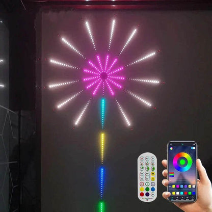 Smart Firework String Lights Music Sync Remote Timer Indoor Outdoor 8496127213870-1