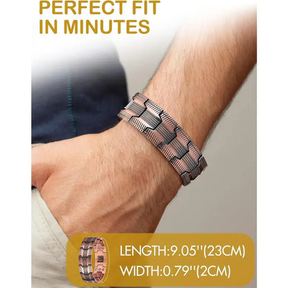 Pure Copper Magnetic Therapy Bracelet For Men'S Health 12044082315582-1