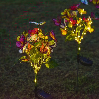 Solar Butterfly Lights for a Colorful and Enchanting Garden Ambience 15059118162246-1