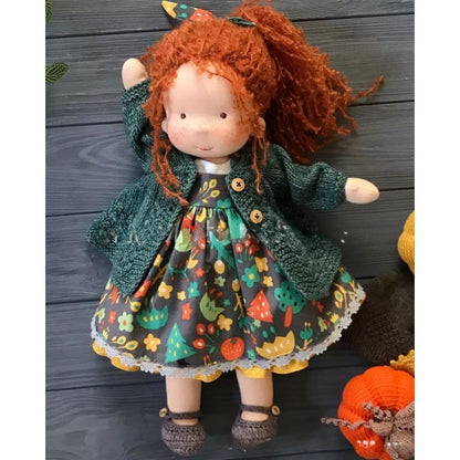 Gift for Kids-Handmade Waldorf Doll 8959340413209-1