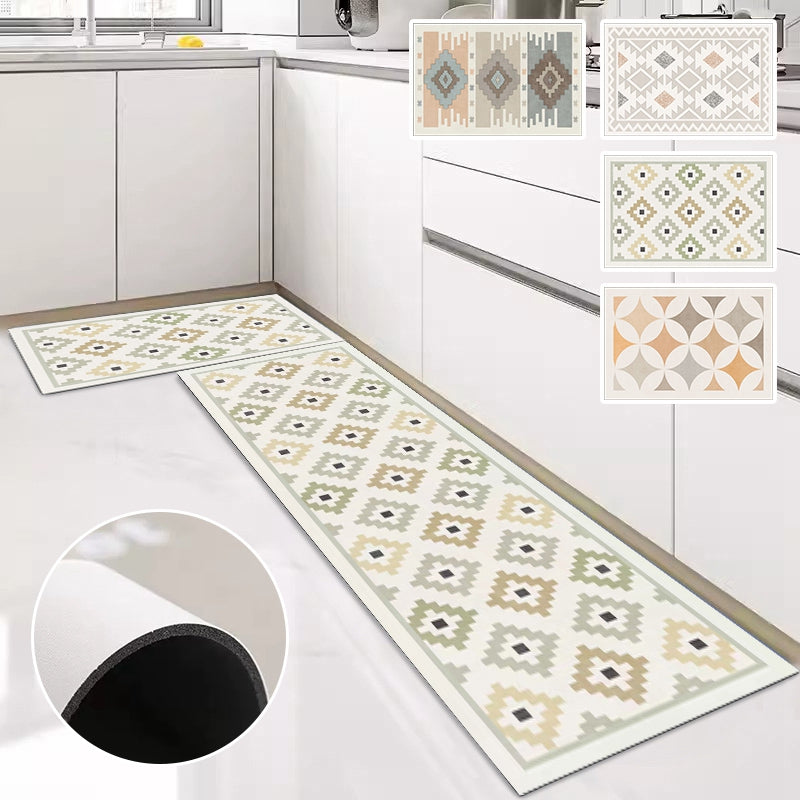 Bohemian Style Geometric Non-Slip Kitchen Mat 14815610372422-1