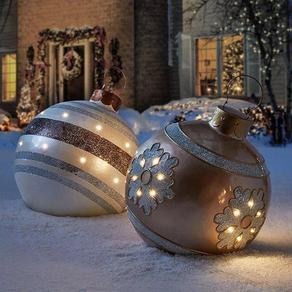 Outdoor Christmas PVC inflatable Decorated Ball 8652990284057-1