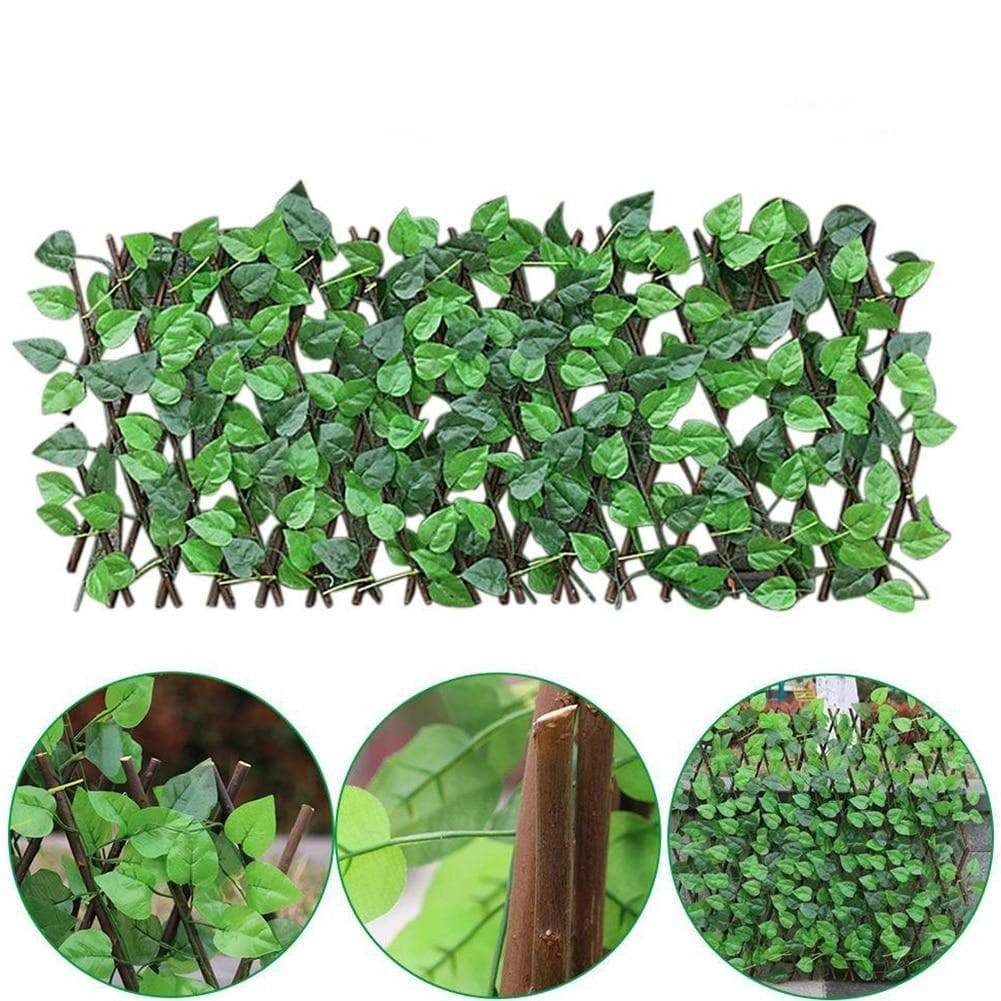 Expandable Faux Privacy Fence Artificial Ivy Garden Outdoor Decorative Screen 14814324162886-1