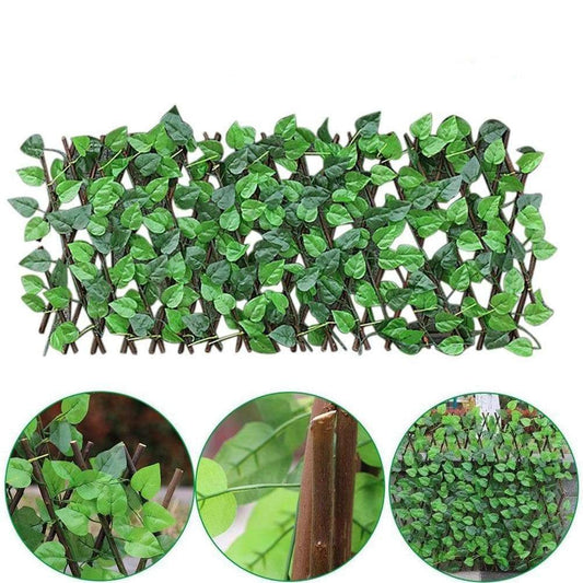Expandable Faux Privacy Fence Artificial Ivy Garden Outdoor Decorative Screen 14814324162886-1
