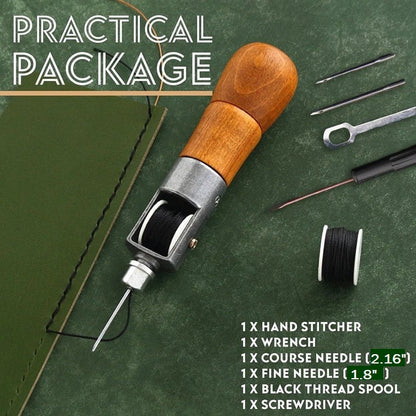 Professional Leather Stitching Tool Set For Craft Repair Handwork Projects 11529519497484-1