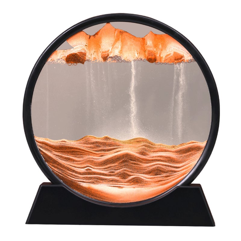 Moving Sand Art Frame for Relaxing and Elegant Home Decoration 15089492263238-1