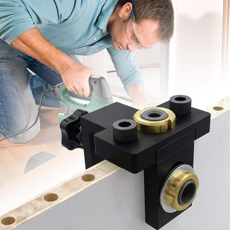 Adjustable Drill Locator Assists Accurate Holes For Precise Woodworking Projects 8450667184259-1
