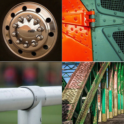 Professional Rivet Gun Adapter Kit With 4Pcs Different Matching Nozzle Bolts 8670963958041-1