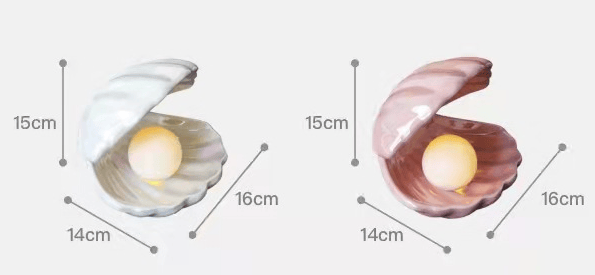 Shell Night Lamp for Relaxing Ambience and Elegant Home Décor 15075376431430-1