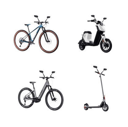 Rechargeable Waterproof Bicycle Front Light With Wide 180 Degree Illumination 9431504486702-1