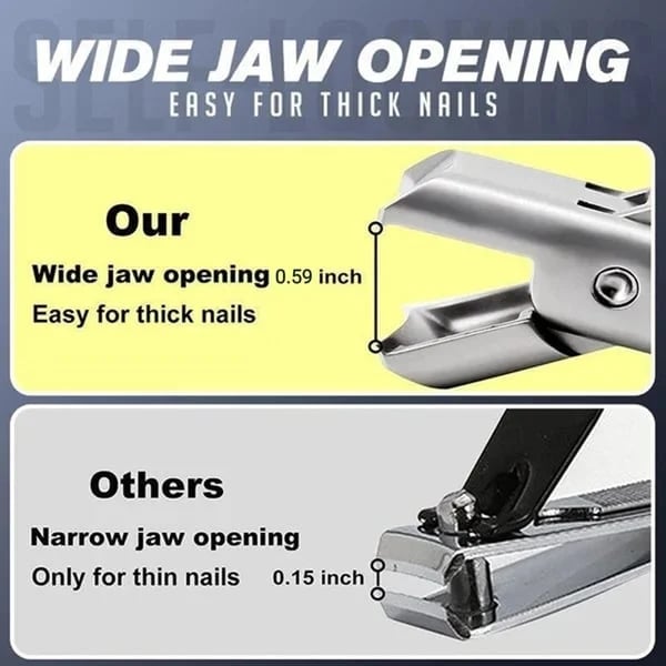 Nail Clipper For Gentle Precise And Comfortable Nail Trimming 15108244734278-1