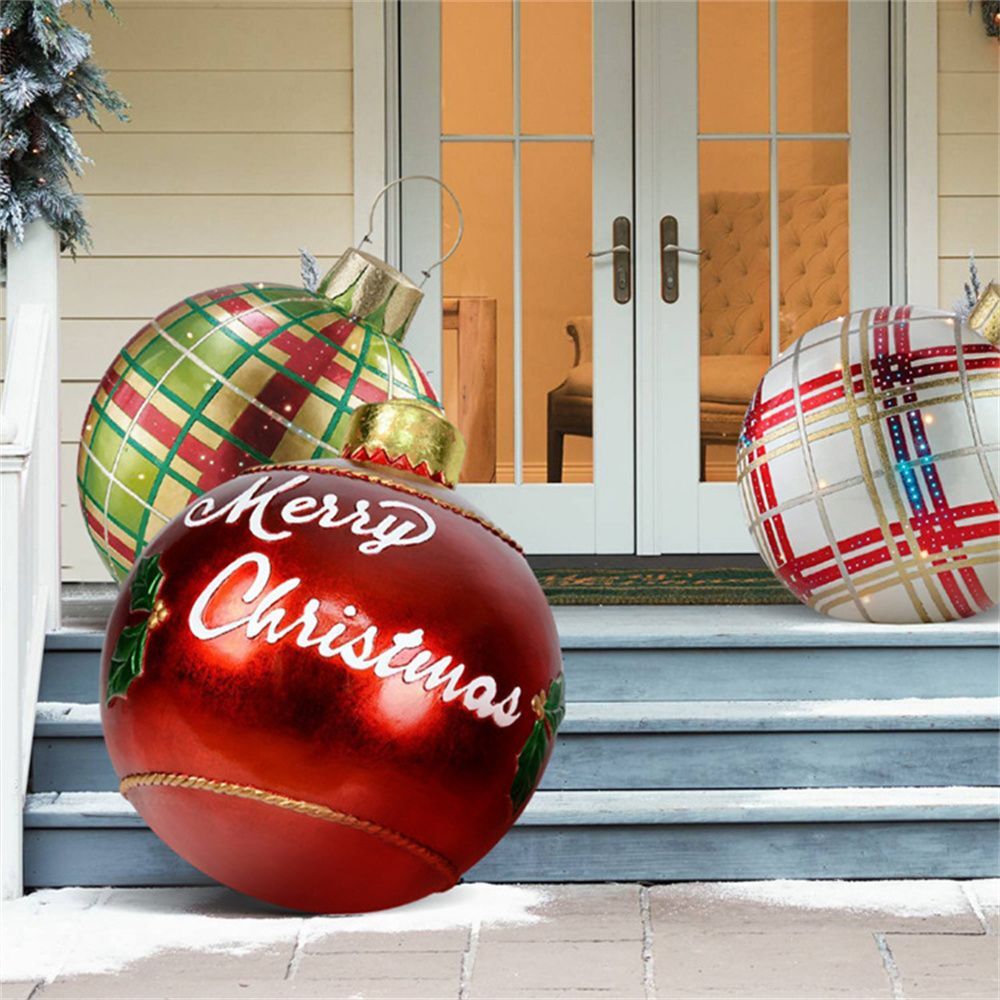 Outdoor Christmas PVC inflatable Decorated Ball 8652990284057-1
