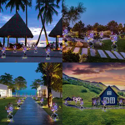 Solar Butterfly Lights for a Colorful and Enchanting Garden Ambience 15059118162246-1