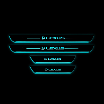 Illuminated Car Door Sill Protector With Automatic Light Activation Feature 8670976672025-1