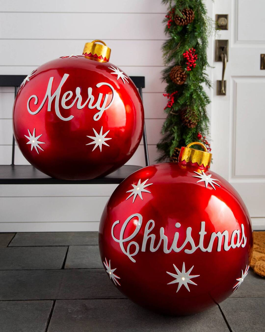 Outdoor Christmas PVC inflatable Decorated Ball 8652990284057-1