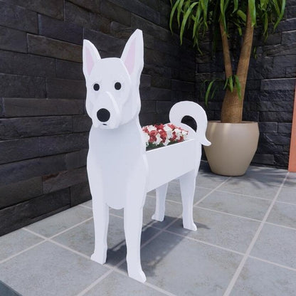 Adorable Dog Shaped Planter for Fun and Charming Garden Decor 15051841143110-1