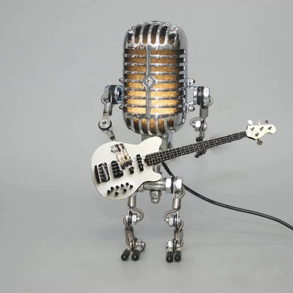 Vintage Metal Microphone Robot Desk Lamp🎸 8999588102425-1