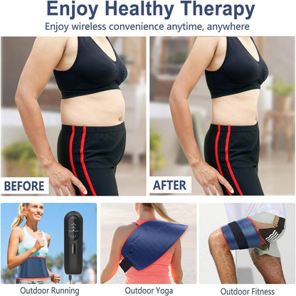 Red Light Therapy Belt For Body,Cordless Near Infrared Light Therapy Pain Relief 8993742618844-1