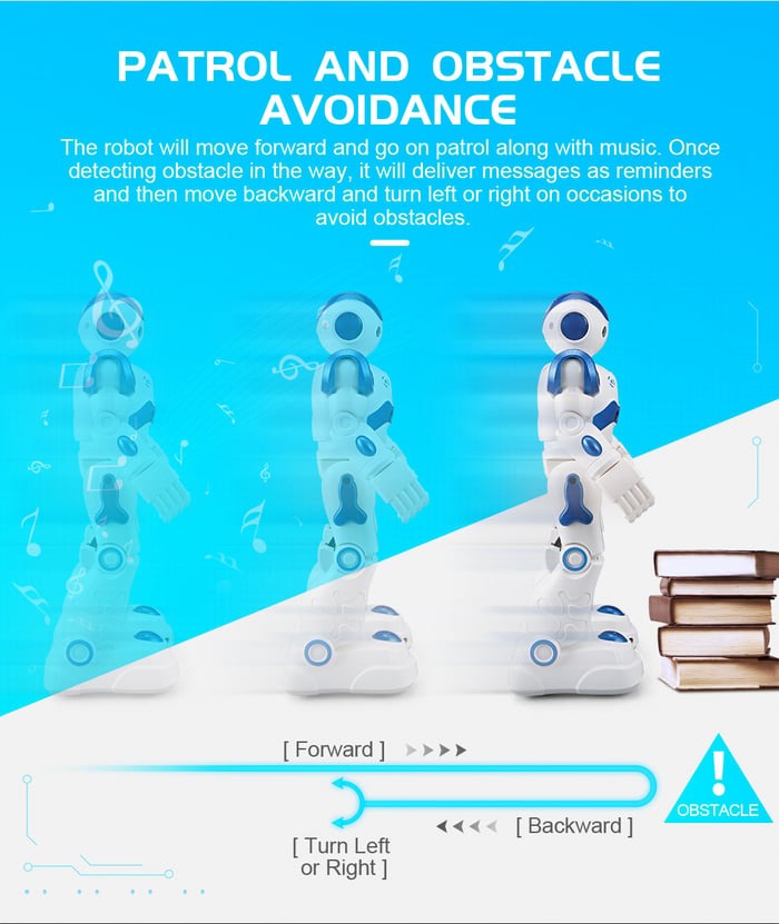Interactive Intelligent Talking Robot Toy Educational Voice Control Companion 11458153578764-1