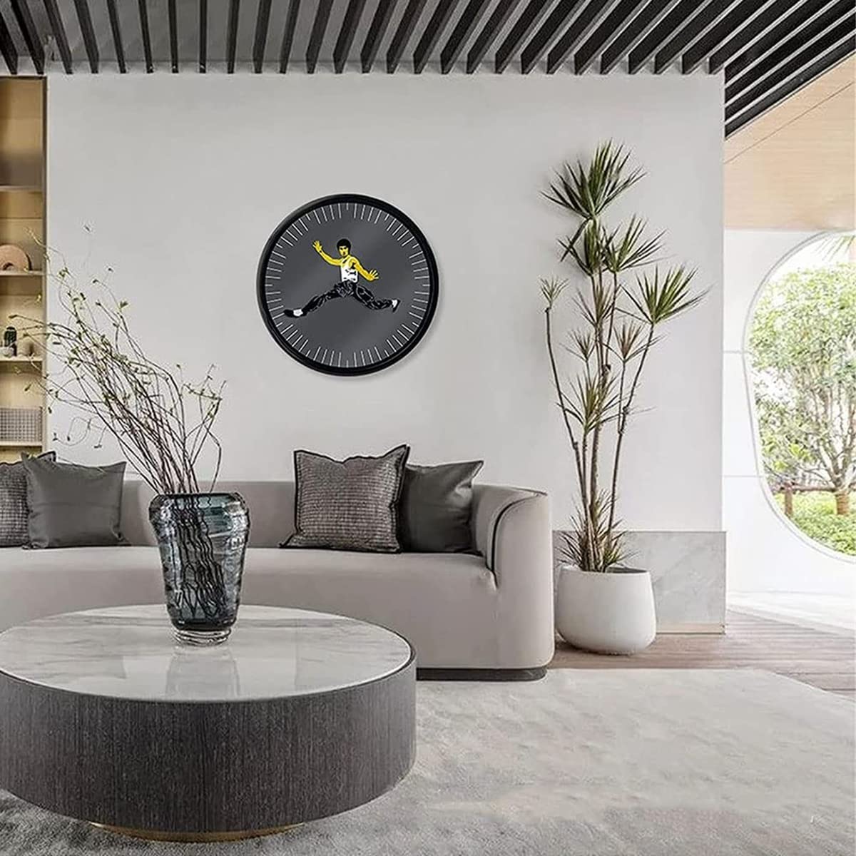 Wall Clock Home Decoration Personality Creative Round Clock 9471158092078-1