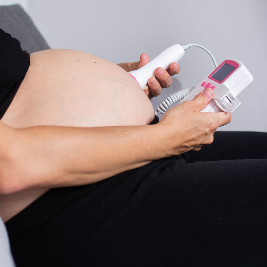 Fetal Doppler Baby Heartbeat Monitor Listen and Bond at Home 14886059344198-1