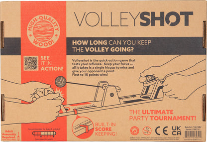 Wooden VolleyShot Game for Fast Reflexes and Family Fun Play 8174586626269-1