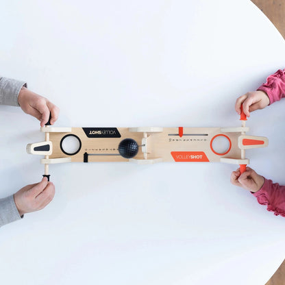 Wooden VolleyShot Game for Fast Reflexes and Family Fun Play 8174586626269-1