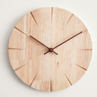 Simple Elegance Wooden Wall Clock 9525965979950-1