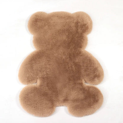 Rabbit Bear Plush Kids Room Rug Soft Washable Carpet 14815645204806-1