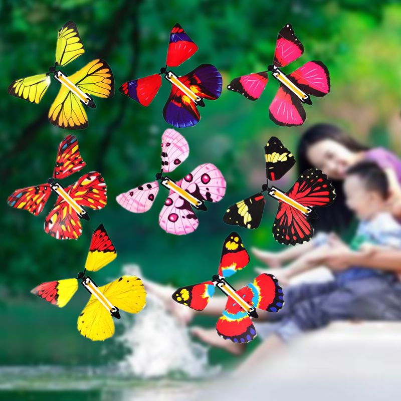 Wind-Up Flying Surprise Butterflies For Gifts & Cards 8745910337870-1