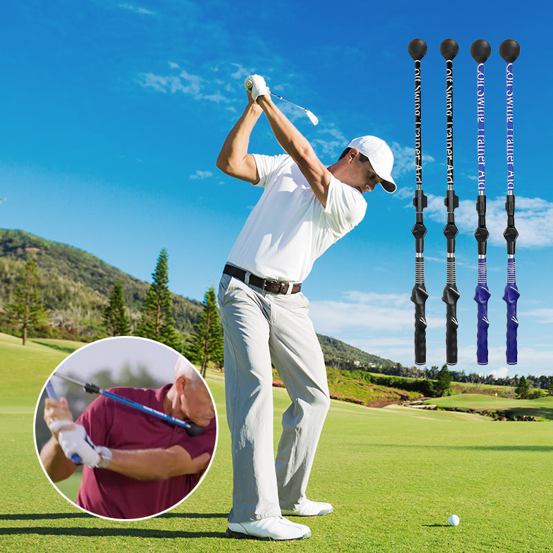 Golf Swing Trainer Aid For Practicing Accurate Posture Balance And Power 7039717998692-1